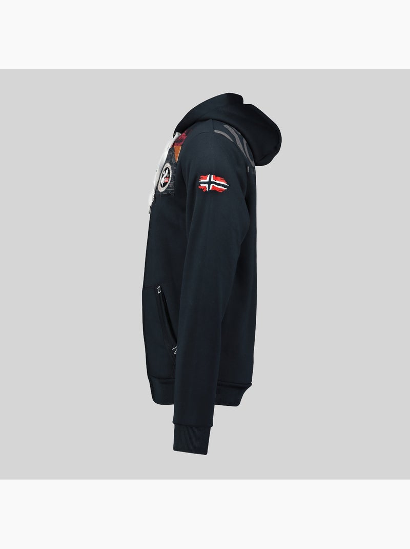 Felpa con cappuccio fespote – geographical norway Blu marino - Kiabi