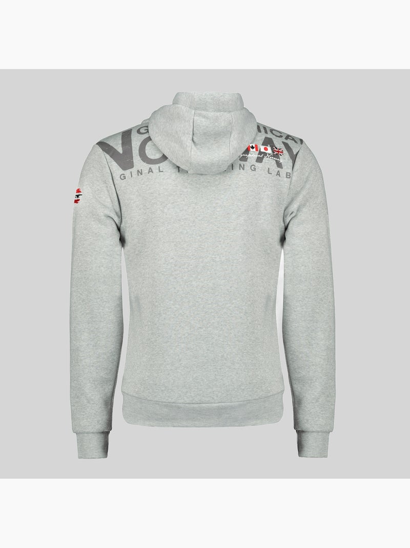 Felpa con cappuccio fespote – geographical norway Grigio chiaro - Kiabi