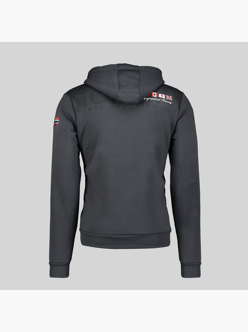 Felpa con cappuccio fespote – geographical norway Grigio scuro - Kiabi