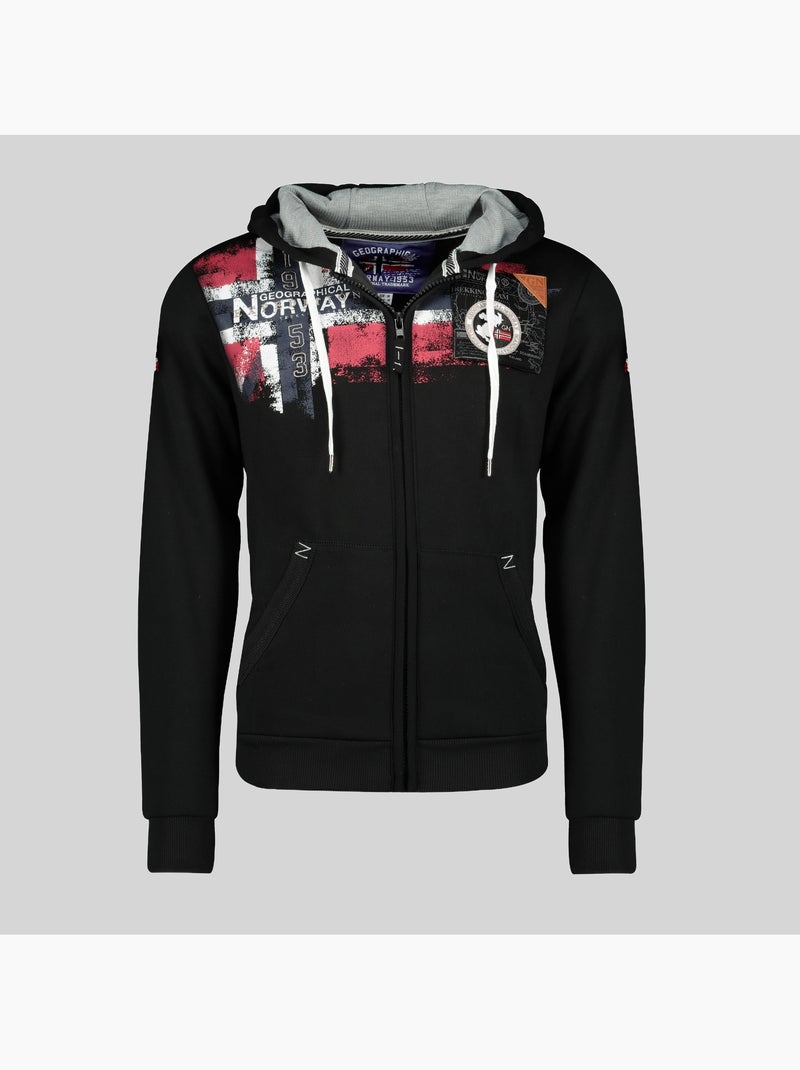 Felpa con cappuccio fespote – geographical norway Nero - Kiabi