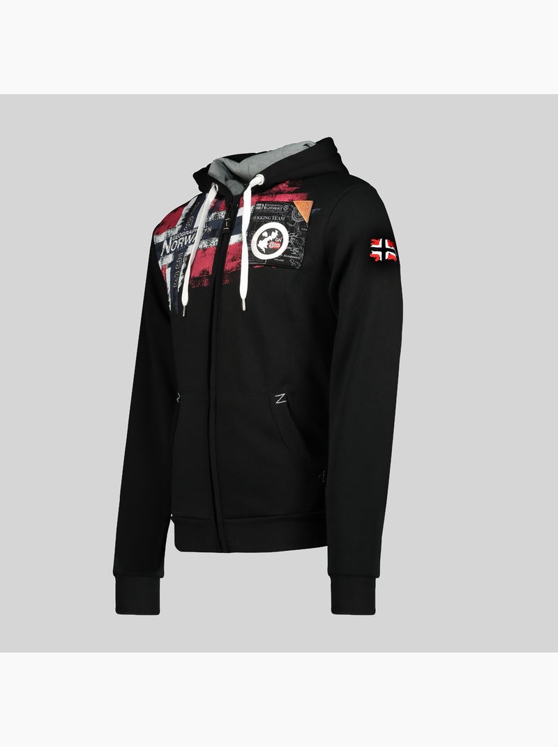 Felpa con cappuccio fespote – geographical norway Nero - Kiabi