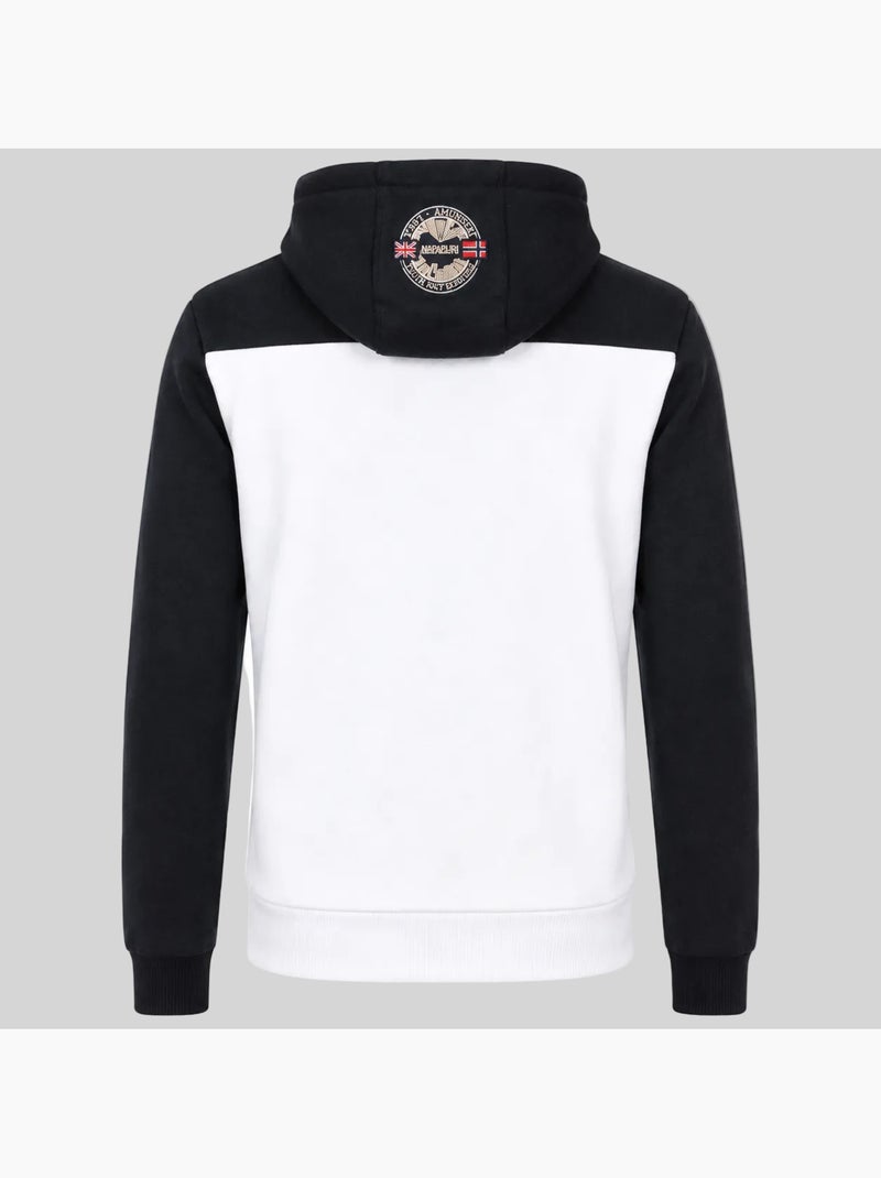 Felpa con cappuccio finion – geographical norway Bianco - Kiabi
