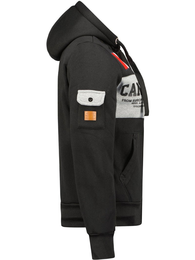 Felpa con cappuccio fipeak – canadian peak Nero - Kiabi