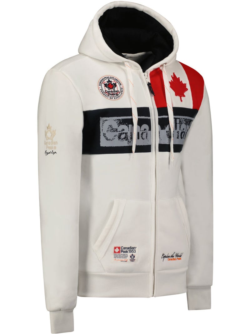 Felpa con cappuccio flashy – canadian peak Bianco - Kiabi