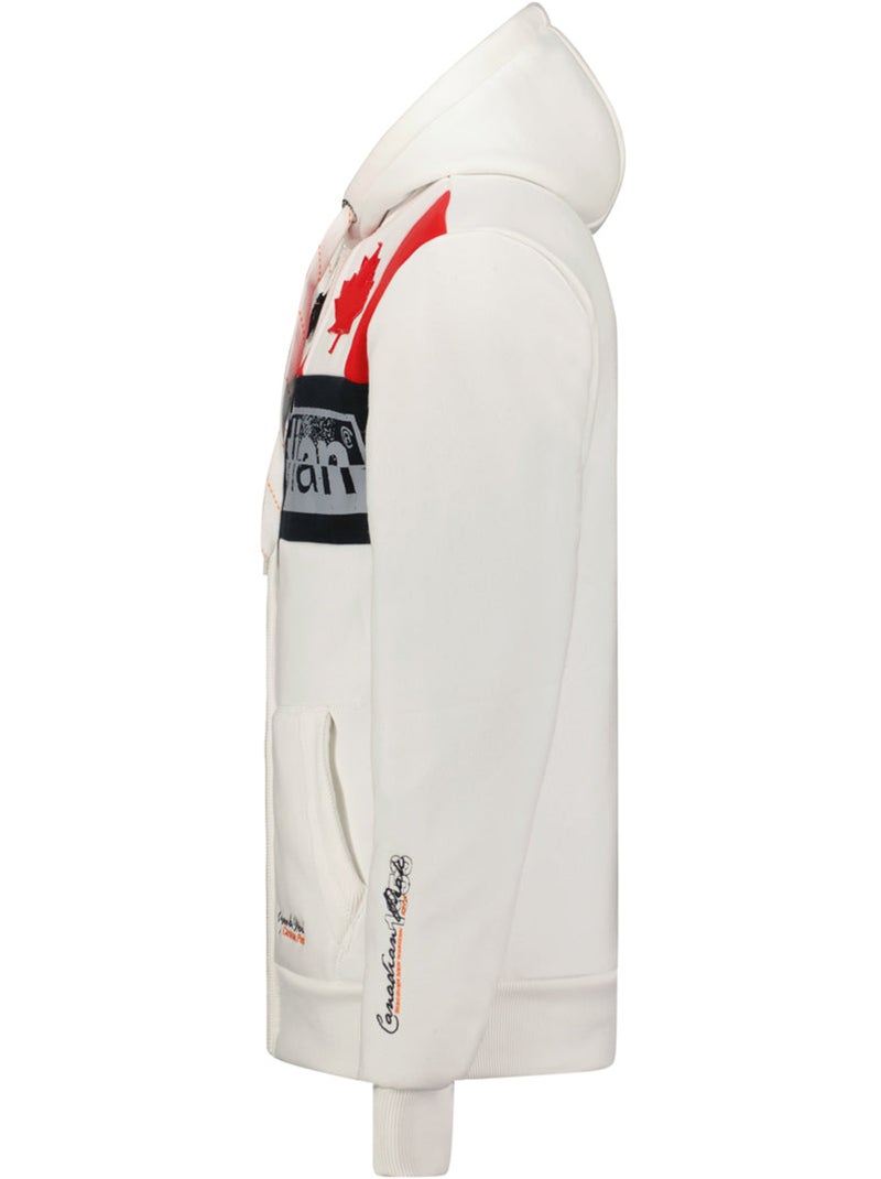 Felpa con cappuccio flashy – canadian peak Bianco - Kiabi