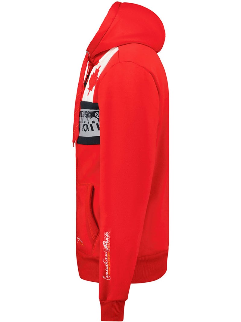 Felpa con cappuccio flashy – canadian peak Rosso - Kiabi