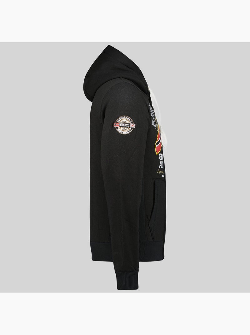 Felpa con cappuccio flepto – geographical norway Nero - Kiabi