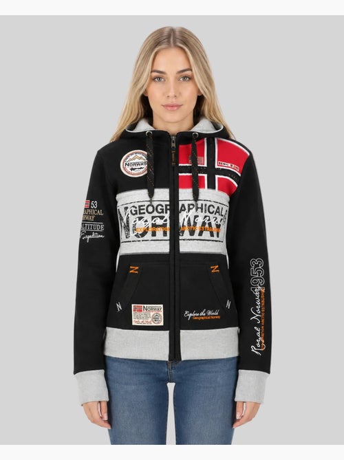 Felpa con cappuccio flyer – geographical norway - Kiabi