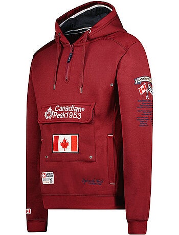Felpa con cappuccio foderato galapagos – canadian peak