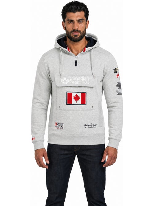 Felpa con cappuccio foderato galapagos – canadian peak - Kiabi Felpa con cappuccio foderato galapagos – canadian peak - Kiabi