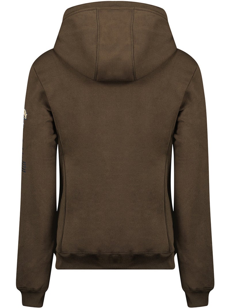 Felpa con cappuccio foderato galapagos – canadian peak Marrone - Kiabi
