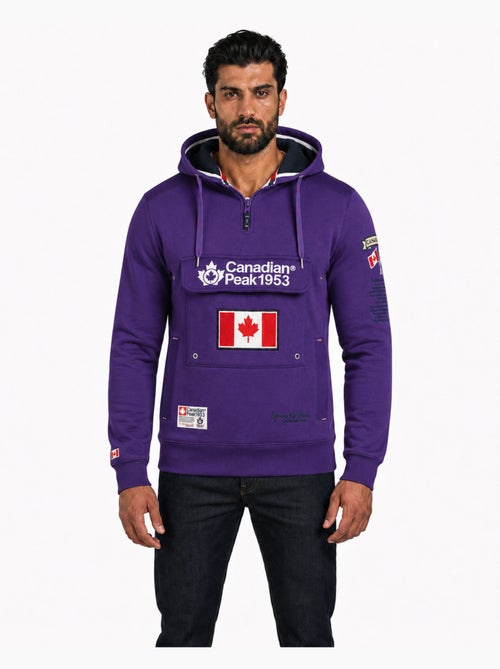 Felpa con cappuccio foderato galapagos – canadian peak - Kiabi Felpa con cappuccio foderato galapagos – canadian peak - Kiabi