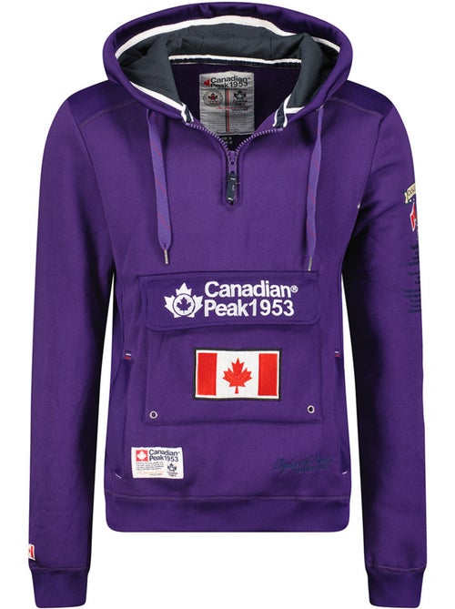 Felpa con cappuccio foderato galapagos – canadian peak - Kiabi Felpa con cappuccio foderato galapagos – canadian peak - Kiabi
