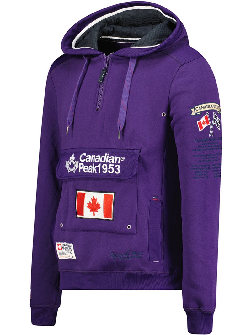 Felpa con cappuccio foderato galapagos – canadian peak Viola - Kiabi