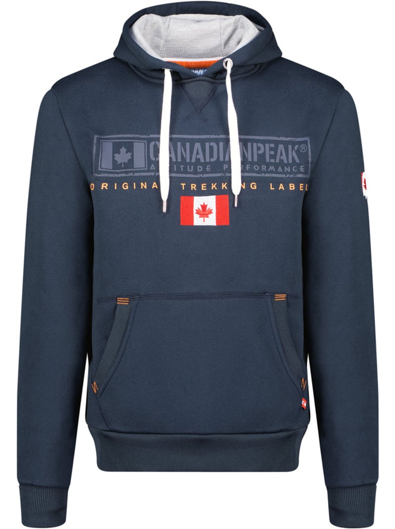 Felpa con cappuccio foderato gasikeak – canadian peak Blu marino - Kiabi