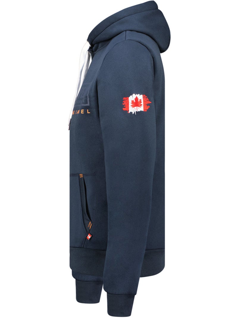 Felpa con cappuccio foderato gasikeak – canadian peak Blu marino - Kiabi