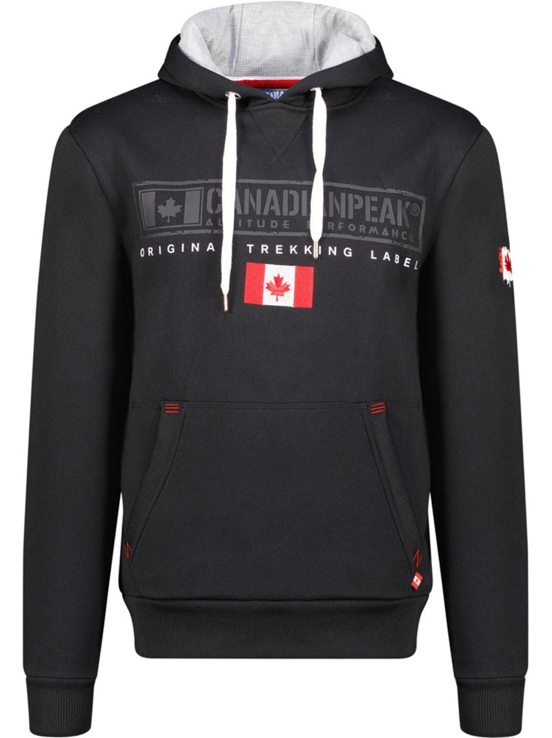 Felpa con cappuccio foderato gasikeak – canadian peak Nero - Kiabi