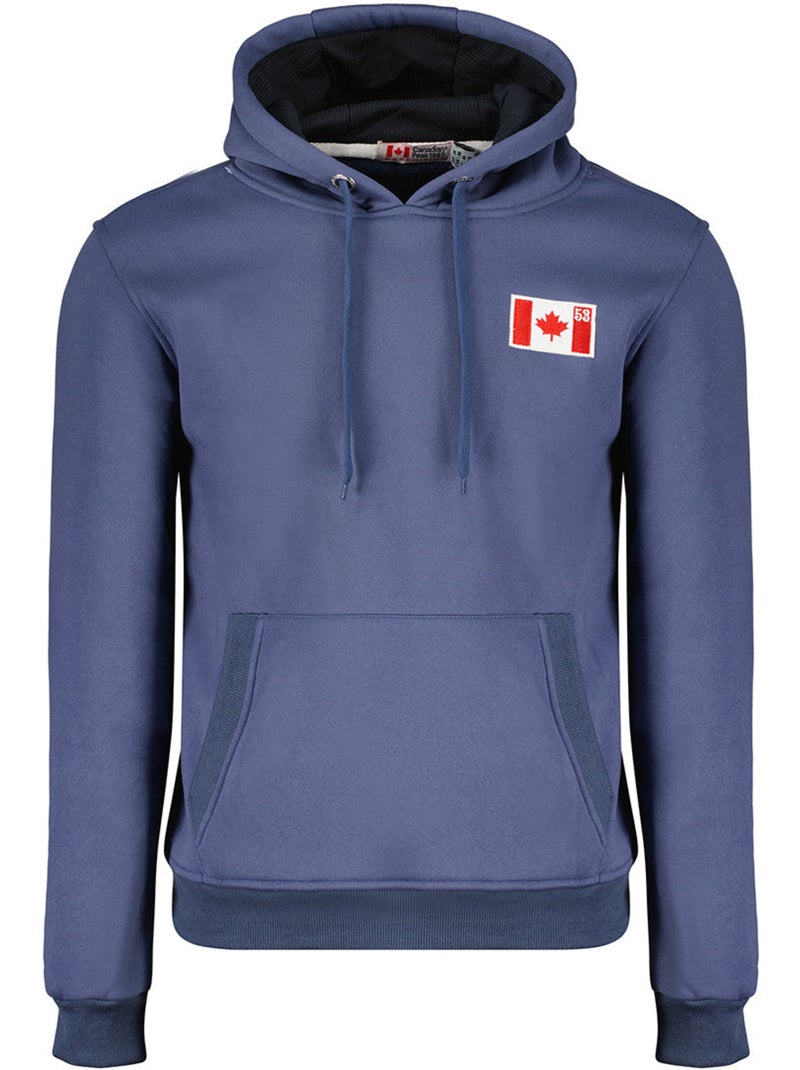 Felpa con cappuccio fondeak – canadian peak Blu petrolio - Kiabi