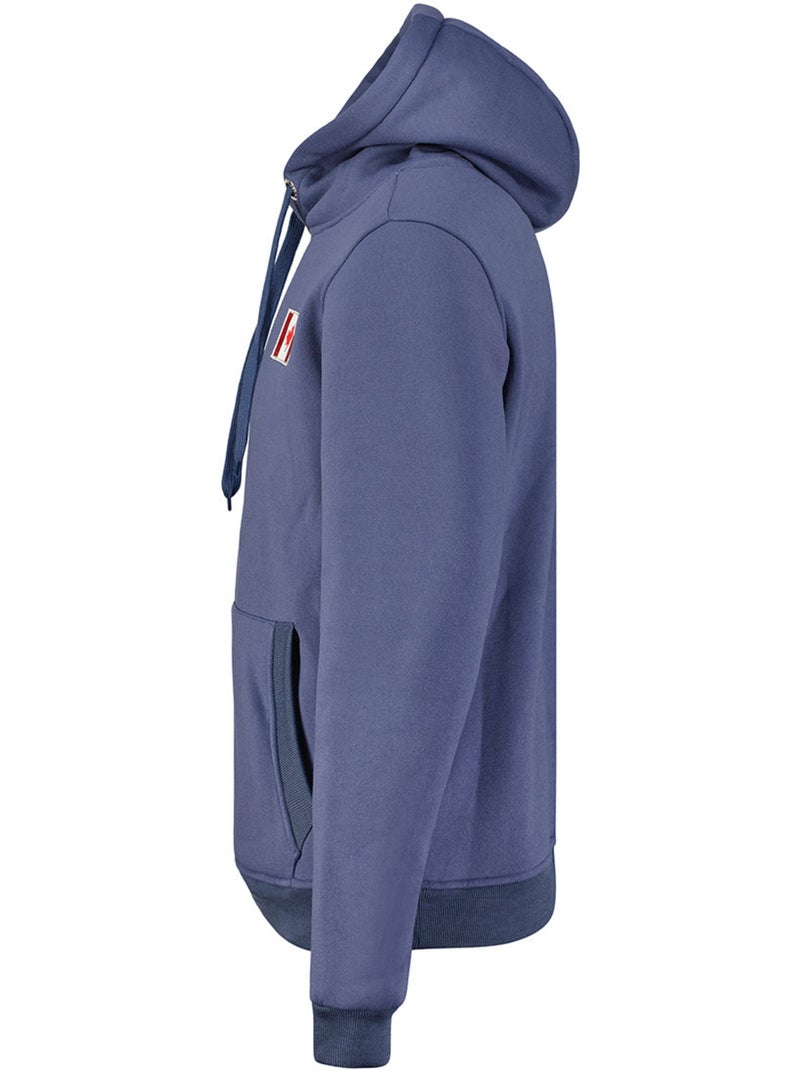 Felpa con cappuccio fondeak – canadian peak Blu petrolio - Kiabi
