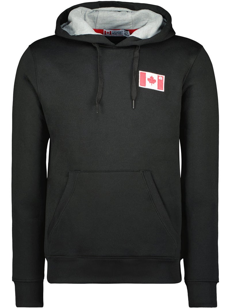 Felpa con cappuccio fondeak – canadian peak Nero - Kiabi