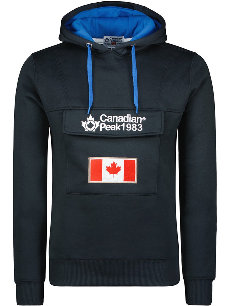 Felpa con cappuccio gadreak – canadian peak Blu marino - Kiabi