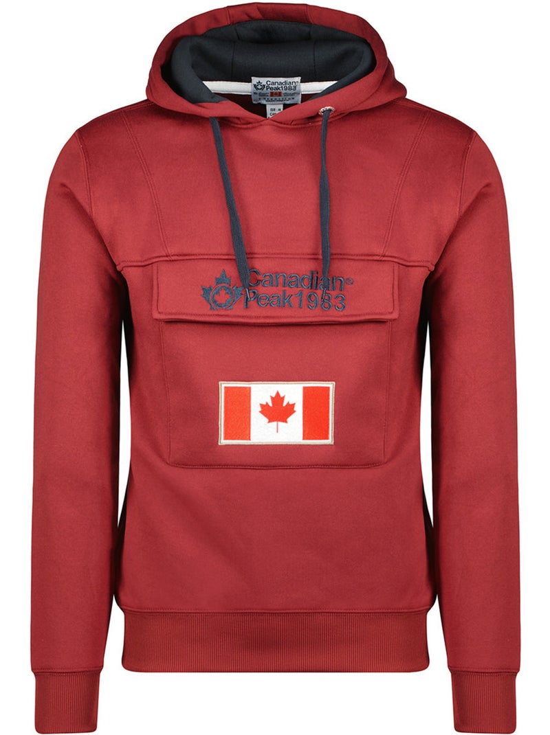 Felpa con cappuccio gadreak – canadian peak Bordeaux - Kiabi