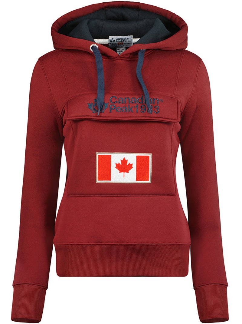 Felpa con cappuccio gadreak – canadian peak Bordeaux - Kiabi