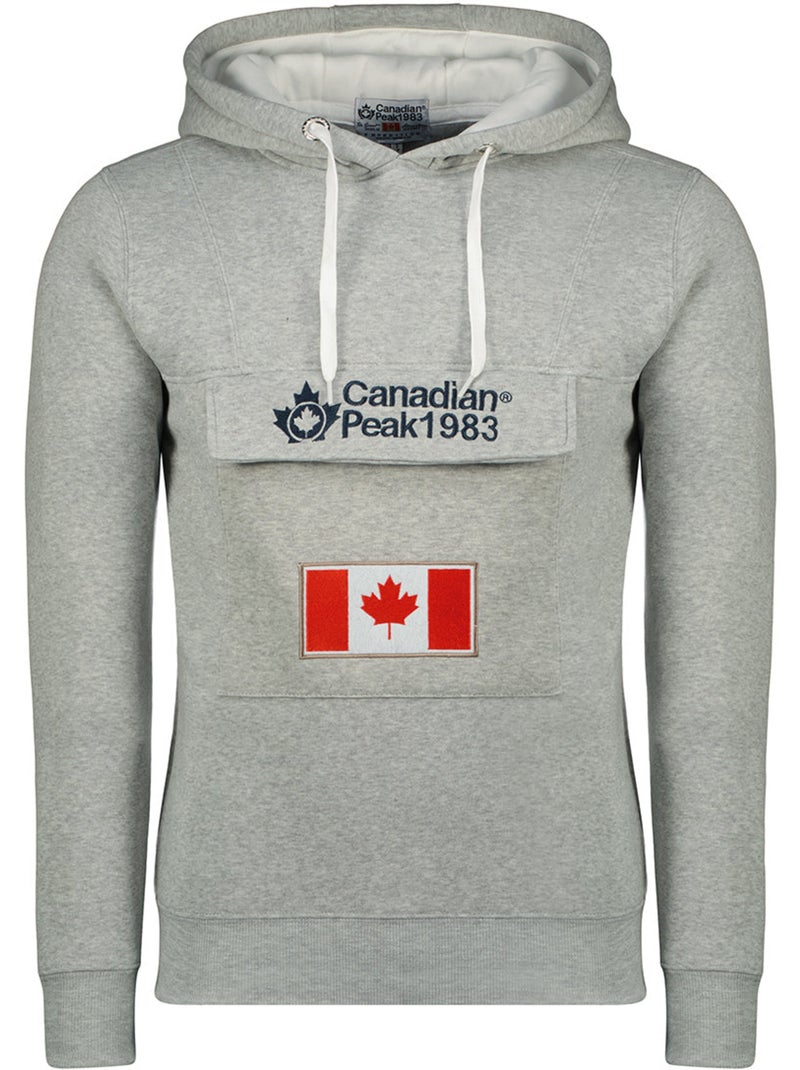 Felpa con cappuccio gadreak – canadian peak Grigio chiaro - Kiabi