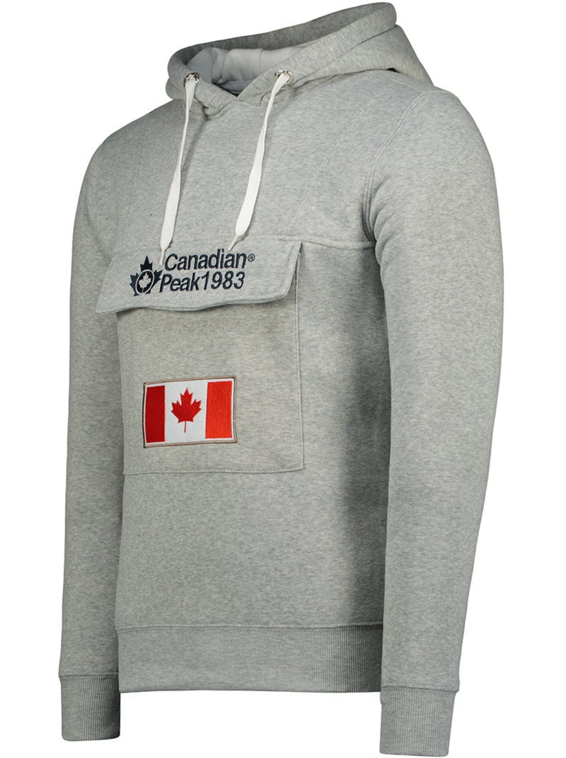 Felpa con cappuccio gadreak – canadian peak Grigio chiaro - Kiabi