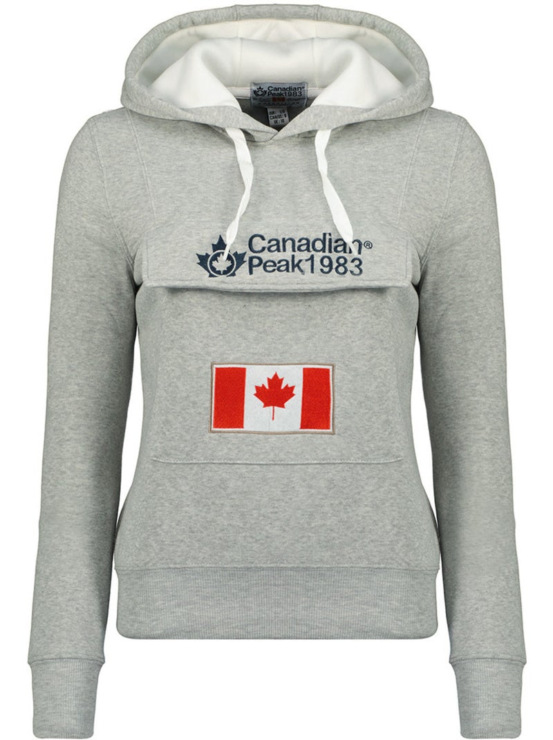 Felpa con cappuccio gadreak – canadian peak Grigio chiaro - Kiabi