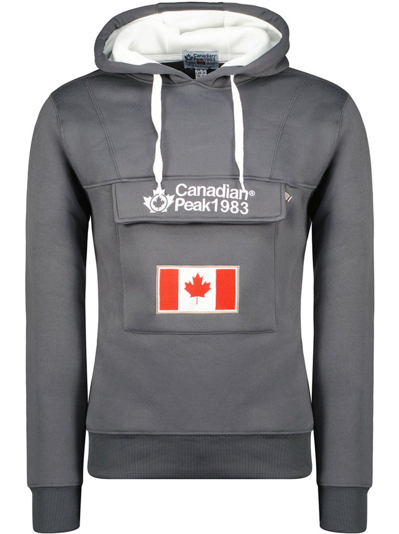 Felpa con cappuccio gadreak – canadian peak Grigio scuro - Kiabi
