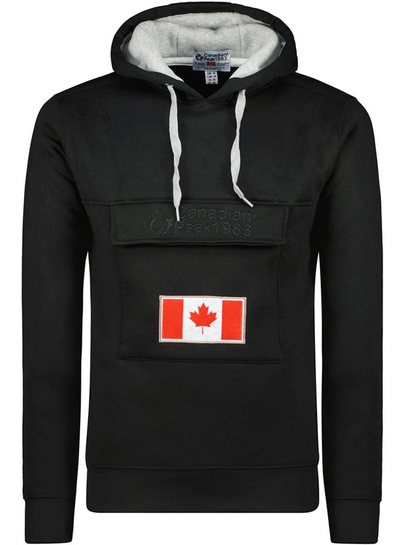 Felpa con cappuccio gadreak – canadian peak Nero - Kiabi