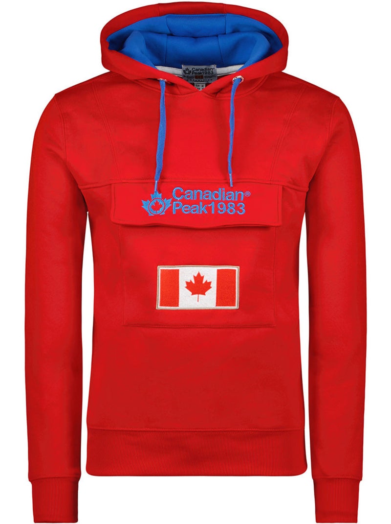 Felpa con cappuccio gadreak – canadian peak Rosso - Kiabi
