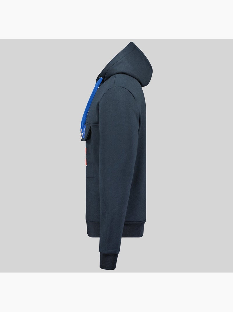 Felpa con cappuccio gadrien – geographical norway Blu marino - Kiabi