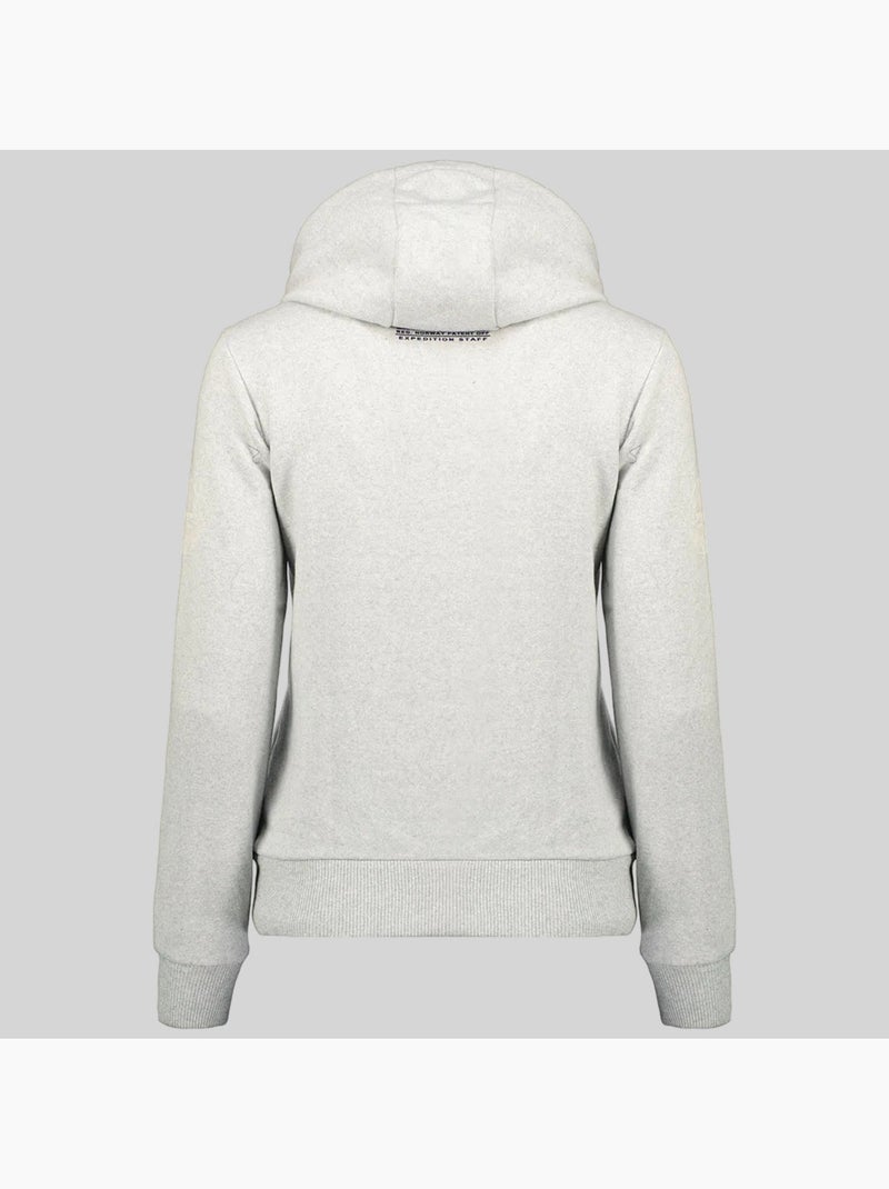 Felpa con cappuccio gayto – geographical norway Grigio chiaro - Kiabi