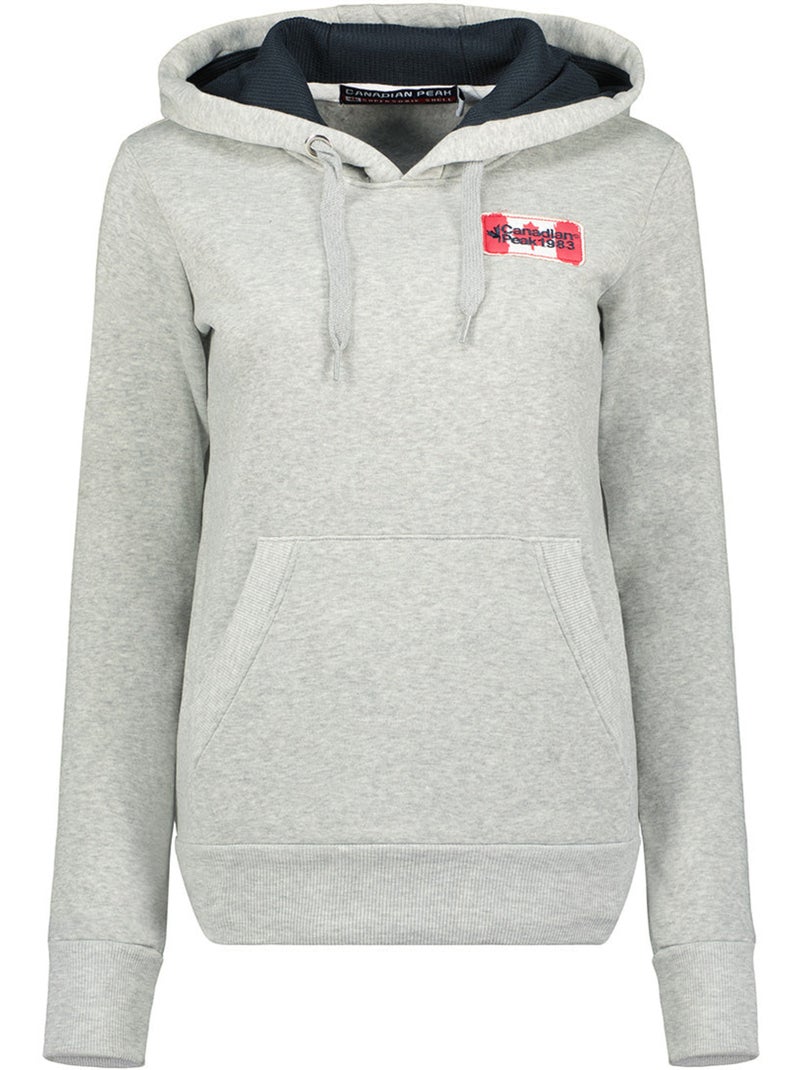 Felpa con cappuccio genifeak – canadian peak Grigio chiaro - Kiabi