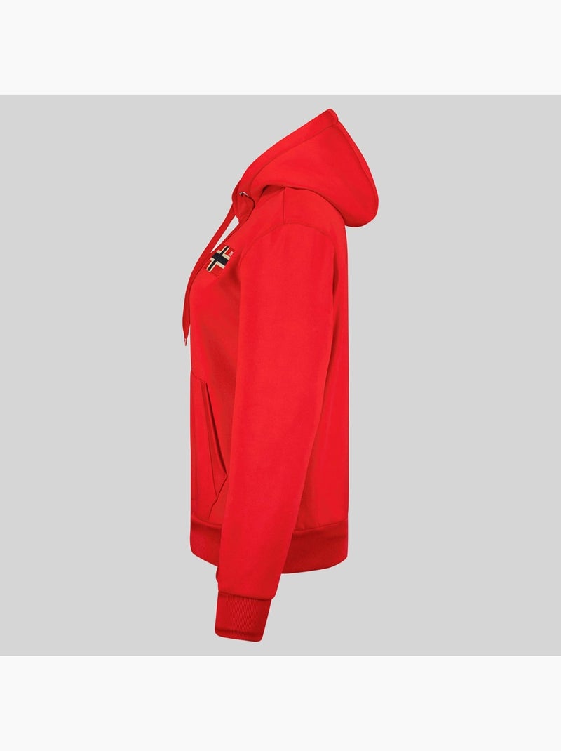 Felpa con cappuccio genifer – geographical norway Rosso - Kiabi