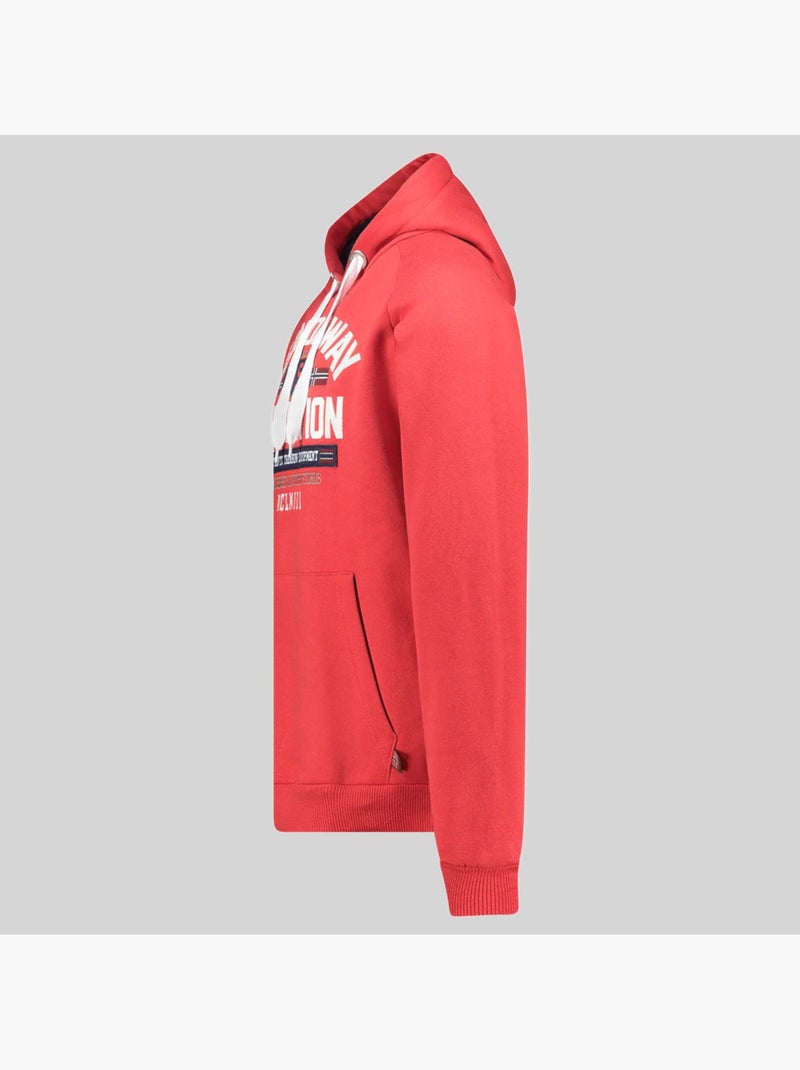 Felpa con cappuccio germanito – geographical norway Rosso - Kiabi