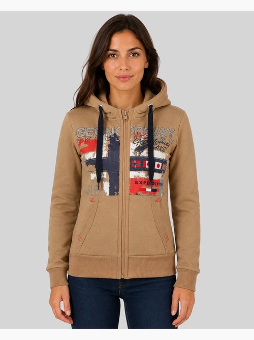 Felpa con cappuccio getchup – geographical norway - Kiabi Felpa con cappuccio getchup – geographical norway - Kiabi
