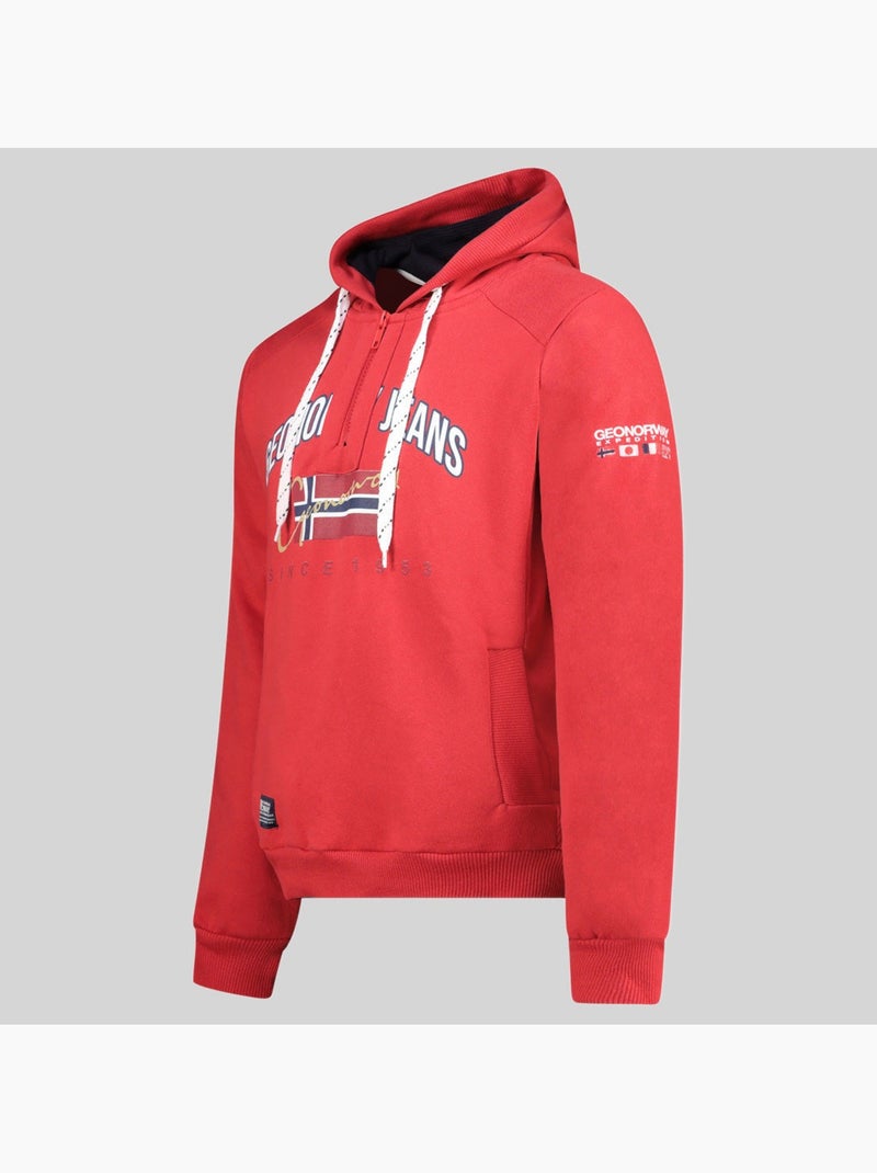 Felpa con cappuccio ghagen – geographical norway Rosso - Kiabi