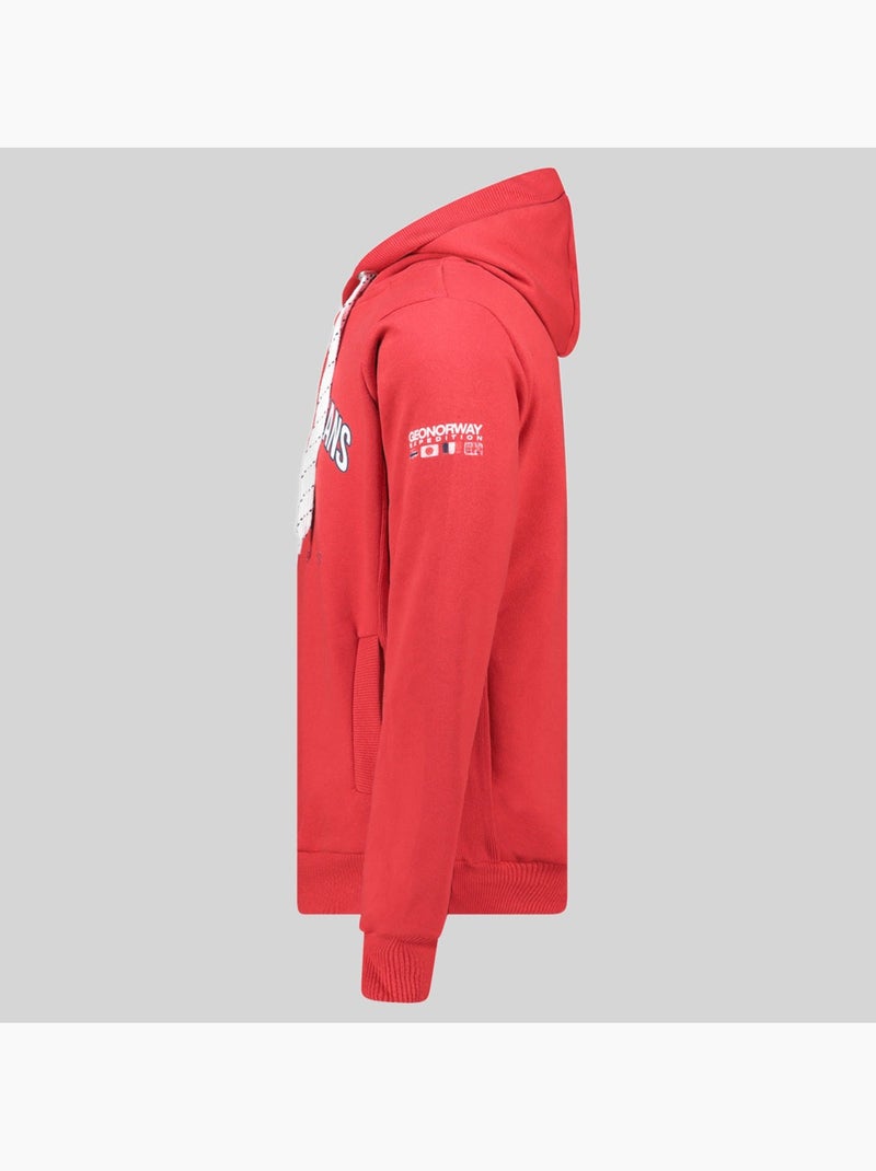Felpa con cappuccio ghagen – geographical norway Rosso - Kiabi