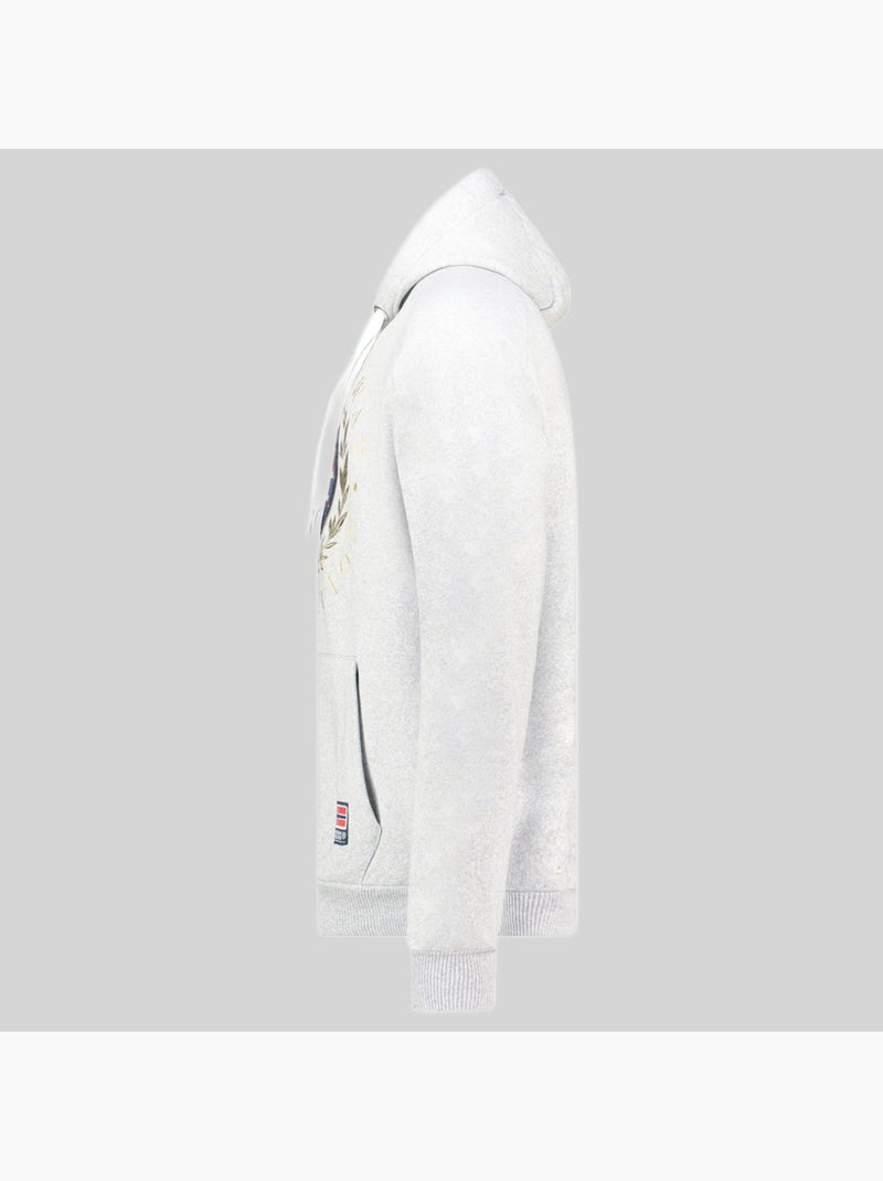 Felpa con cappuccio giger – geographical norway Grigio chiaro - Kiabi