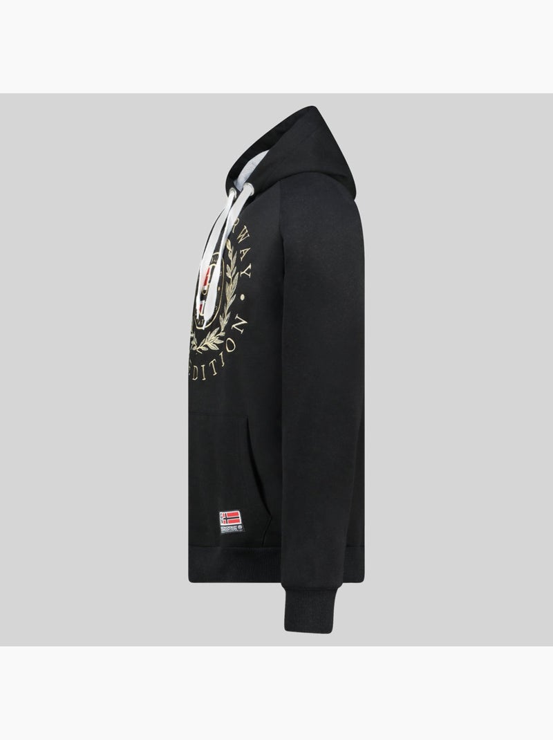 Felpa con cappuccio giger – geographical norway Nero - Kiabi