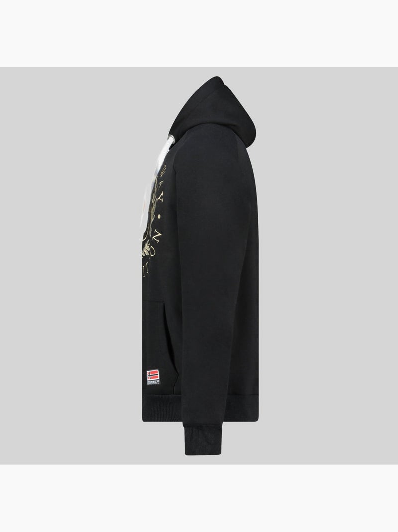 Felpa con cappuccio giger – geographical norway Nero - Kiabi