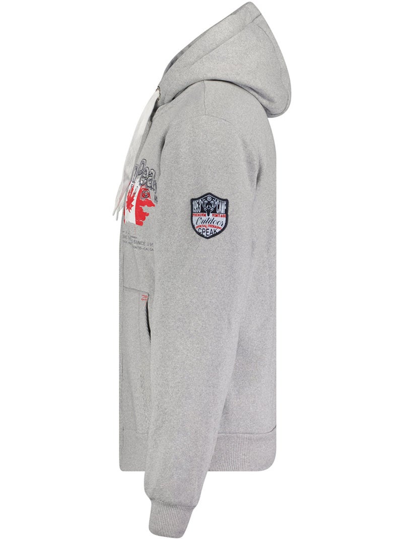 Felpa con cappuccio gisladeak – canadian peak Grigio chiaro - Kiabi