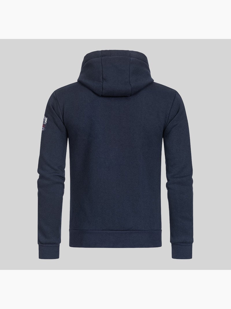 Felpa con cappuccio gisland – geographical norway Blu marino - Kiabi