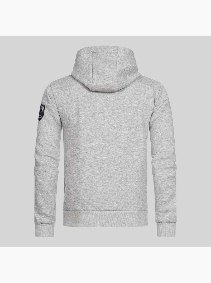 Felpa con cappuccio gisland – geographical norway Grigio chiaro - Kiabi