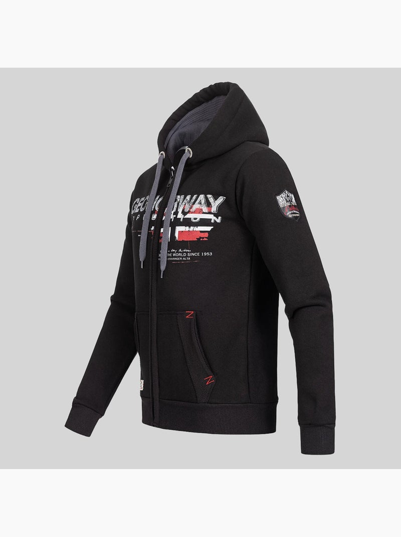 Felpa con cappuccio gisland – geographical norway Nero - Kiabi