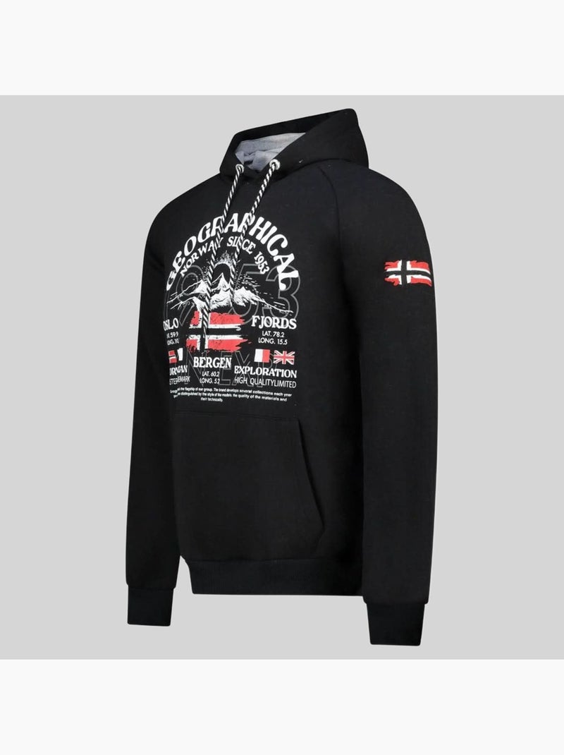 Felpa con cappuccio gommy – geographical norway Nero - Kiabi