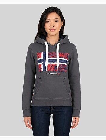 Felpa con cappuccio gpalm – geographical norway